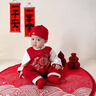 WVD國際品牌2025春裝唐裝分體套裝男童嬰兒衣服女寶寶周歲禮服拜年服 831春秋款分體兩件套20-28度 831 73 CM約6-12月/約13-17斤 曬單實拍圖