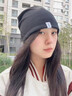李寧（LI-NING）帽子男秋冬季保暖針織推推帽戶(hù)外騎行防寒潮流百搭面罩圍脖套頭帽 曬單實(shí)拍圖