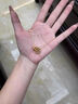QMXD金色項鏈女生碎碎冰環(huán)環(huán)相扣2025新款鎖骨鏈仿沙金久不掉色禮物 金色碎碎冰項鏈 曬單實(shí)拍圖