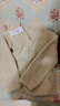班尼路（Baleno）S&K系列外套女開衫長袖女裝秋冬新款小香風(fēng)麥穗絨保暖圓領(lǐng)上衣服 杏#純色 XL 曬單實(shí)拍圖