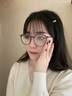 愛唯思 IWAYS近視眼鏡女可配度數散光防藍光超輕透灰色眼鏡框鏡架變色素顏大臉 椰子灰 0度防藍光（可試戴） 京倉發(fā)貨 曬單實拍圖