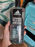 阿迪達(dá)斯 （adidas）男士沐浴露洗發(fā)水洗面奶三效合一 游泳去氯保濕 冰點(diǎn)熱情套裝1.2L 曬單實拍圖