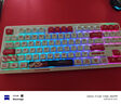 凌豹K87Pro客制化機械鍵盤(pán)無(wú)線(xiàn)藍牙三模全鍵熱插拔gasket結構RGB燈效五層填充麻將音 K87Pro賽拉芬娜【花田軸】8000mAh 曬單實(shí)拍圖