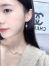 兩世歡S999純銀耳環(huán)女士氣質(zhì)高級感耳墜2025年新款七夕情人節禮物送女友 S999足銀白鉆單只（建議買(mǎi)一對裝） 曬單實(shí)拍圖