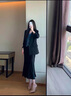 沐霓 裸色高跟鞋女2025新款V扣尖頭細跟法式漆皮淺口春秋季氣質(zhì)單鞋 裸色 7cm 38 碼 曬單實(shí)拍圖