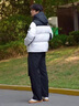 鴨鴨（YAYA）【320g充絨】羽絨服男短款2025冬季新款加厚零下極寒面包服外套 青光黑色 L (建議130-150斤) 曬單實(shí)拍圖