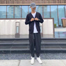 JASONWOOD高端品牌男裝針織開(kāi)衫毛衣男2025秋季薄款外套休閑寬松v領(lǐng)線(xiàn)衣 高檔深灰【輕奢男裝】 XL 【適合125-140斤】 曬單實(shí)拍圖