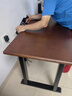 木藝生高端實(shí)木電動(dòng)升降桌書桌電腦桌臺(tái)式電競(jìng)辦公桌子四立柱升降工作臺(tái) 隱藏插排3cm胡桃色-4立柱雙電機(jī) 120*60【免費(fèi)送裝】 曬單實(shí)拍圖