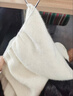 繡羅裳山羊絨手工圍巾diy毛線(xiàn)團織圍巾機織細線(xiàn)筒紗色卡手編毛線(xiàn)diy 01白色（買(mǎi)一兩送一兩） 曬單實(shí)拍圖