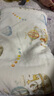 良良嬰兒枕頭3-6歲寶寶兒童幼兒園護型枕藍格(雙枕套) 曬單實拍圖