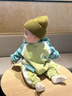迪士尼（Disney）嬰兒衣服連帽連體衣開(kāi)春秋季裝款男女寶寶超萌洋氣外出哈衣 綠色 90cm 曬單實(shí)拍圖