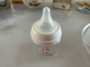 貝親【百萬新生兒奶瓶免費(fèi)送】玻璃奶瓶寬口徑奶瓶80ml SS號奶嘴 0月+ 曬單實(shí)拍圖