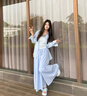 梓洛蘭ZiLuoLan春秋季多巴胺套裝女2025新款氣質(zhì)防曬襯衫吊帶感休閑裙褲 藍色襯衫+藍吊帶+藍褲 【三件套 XL 【建議120-140斤】 曬單實拍圖