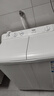 海爾（Haier）半自動洗衣機(jī)雙桶雙缸10公斤家用小型大容量雙電機(jī)強(qiáng)勁動力省水電洗脫分離波輪以舊換新老式洗衣機(jī) 10公斤678S|強(qiáng)勁颶風(fēng)水流+溢水漂洗+移動腳輪 曬單實(shí)拍圖