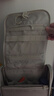 無(wú)印良品（MUJI） 聚酯纖維 可吊掛式洗臉用具盒 化妝包旅行便攜洗漱包 米色 寬16*長(zhǎng)19*厚度6cm 曬單實(shí)拍圖