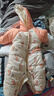 宜爽兒寶寶衣服冬季保暖夾棉連體衣新生嬰兒加絨加厚棉服連帽包腳抱衣潮 曬單實(shí)拍圖