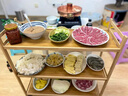 卡式爐小火鍋家用戶外便攜涮肉鍋飯店用酒精燃?xì)鉅t銅火鍋 23#象鼻鍋（桃心環(huán)） 曬單實(shí)拍圖