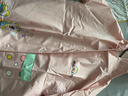 牧萌兒童雨衣帶書包位男童女童女孩加長全身學生雨披 粉色兔子 3XL 曬單實拍圖