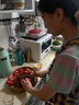 唐獅（TonLion）涼鞋男女鞋夏季情侶款洞洞鞋男士外穿沙灘涼拖鞋 墨綠 42/43 曬單實(shí)拍圖