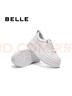 百麗（Belle）厚底增高小白鞋女2025秋新商場(chǎng)同款簡(jiǎn)約百搭休閑鞋E3P1DCM5 白色 37 曬單實(shí)拍圖