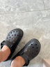 crocs卡駱馳蝸輪洞洞鞋男女同款戶(hù)外休閑鞋|208776 黑色-001 45 (290mm) 曬單實(shí)拍圖
