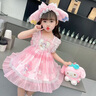 迪士尼（Disney）童裝洛麗塔公主裙女童連衣裙春秋季長(cháng)袖美樂(lè )蒂生日禮服兒童庫洛米 美樂(lè )蒂裙+裙撐 100 建議2~3歲（ 90-100cm） 曬單實(shí)拍圖