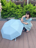 左都（ZUODU）太陽傘防紫外線防曬傘晴雨兩用陽傘全自動折疊高顏值便攜輕便小巧 曬單實拍圖