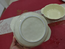 酸菜魚(yú)大盆碗家用陶瓷雙耳湯碗ins高顏值泡面碗學(xué)生宿舍用沙拉碗 奶油色8.5英寸雙耳石紋湯碗1個(gè) 曬單實(shí)拍圖