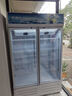 榮事達（Royalstar）冷藏展示柜飲料柜冷藏保鮮柜蔬菜單雙三開(kāi)門(mén)超市便利店冷飲冷柜直冷風(fēng)冷玻璃門(mén)陳列柜冰柜展示柜 820L雙門(mén)下機組風(fēng)直冷款【藍白】 曬單實(shí)拍圖