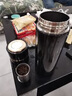 OSPIRO德國品質(zhì)保溫杯男士茶水分離茶杯女水杯新款一鍵開(kāi)蓋車(chē)載不銹 月光白[顯溫款]禮盒包裝500ml 曬單實(shí)拍圖
