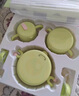 babycare兒童餐具新生兒禮盒高檔幼兒園寶寶禮物注水保溫輔食碗吃飯7件套 曬單實(shí)拍圖
