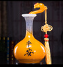 禮之源 平安如意花瓶酒柜裝飾品擺件家居客廳電視柜擺設(shè)工藝品結(jié)婚禮物 JCD加大號(hào)黃玉翠玉花瓶一對(duì) 曬單實(shí)拍圖