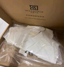 伯德小姐白色蝴蝶結(jié)襯衫女設(shè)計感系帶短袖上衣氣質(zhì)通勤職業(yè)白領(lǐng)襯衣 曬單實拍圖