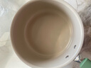 紅廚陶瓷湯奶鍋帶蒸格家用燉煮鍋長柄煲湯燜鍋煮粥電磁爐燃?xì)庠?0cm 曬單實(shí)拍圖
