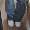 耐克（NIKE）AF1 女鞋空軍一號(hào)經(jīng)典小白鞋復(fù)古運(yùn)動(dòng)鞋低幫透氣耐磨休閑板鞋 DD8959-100 38 曬單實(shí)拍圖