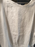 斯琴夏季新品女純棉刺繡花邊圓領(lǐng)寬松短袖T恤上衣BAXS032 白色 M 曬單實(shí)拍圖