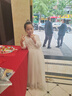 衣諾坊女童演出服禮服白色長(cháng)裙歌舞比賽主持人裙子生日花童婚紗大合唱裙 曬單實(shí)拍圖