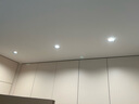 雷士（NVC）LED筒燈客廳臥室過道嵌入式天花燈7瓦黑環(huán)暖白R(shí)a98高顯指【光華】 曬單實(shí)拍圖