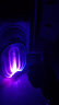 雅格(YAGE)電蚊拍防基孔肯雅熱可折疊充電式紫光誘蚊滅蚊器可壁掛蚊拍 曬單實(shí)拍圖
