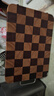 炊大皇家用切菜板砧板烏檀木橡膠木主廚棋盤(pán)格菜板38*26.5*2.5cm 曬單實(shí)拍圖