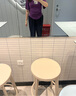 科蒙博卡2024春夏桑蠶絲新款休閑闊腿褲女遮肉顯瘦雙縐真絲褲子 黑色 2XL 曬單實拍圖