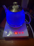 益茶福全自動(dòng)上水電熱水壺茶臺(tái)燒水壺飲水燒水一體機(jī)玻璃底部上水單壺茶幾煮茶壺保溫泡茶壺開水壺煲水壺 1L 藍(lán)光玻璃套裝316鋼 曬單實(shí)拍圖