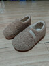 YI DOU老北京布鞋女士棉拖鞋全包跟秋冬加絨居家防滑月子鞋室內外保暖鞋 咖色 (偏小一碼） 38 曬單實(shí)拍圖