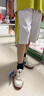 飛躍官方男鞋德訓(xùn)鞋男2025秋季新款鞋子男皮面百搭運動鞋潮流休閑板鞋 米灰黑色 37 曬單實拍圖