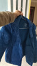 坦博爾輕薄羽絨服女寬松可脫卸帽女士輕薄羽絨外套TD216236 古韻藍 170  曬單實(shí)拍圖