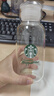星巴克杯子便攜夏日搖搖杯玻璃杯咖啡杯牛奶杯耐熱杯玻璃瓶 透明400ml 曬單實(shí)拍圖