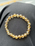 中國黃金（CHINA GOLD）招財黃水晶手串女素珠天然手鏈時(shí)尚高端生日禮物送女友老婆紀念日 黃水晶手串-8mm 曬單實(shí)拍圖