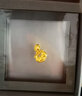周大福鎖愿小鼻嘎荷花鎖包足金黃金吊墜(工費280)約1.1g F236623 曬單實(shí)拍圖