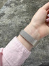 適用蘋(píng)果iwatchS10表帶細麥穗女款applewatchS987折疊扣金屬表帶 麥穗星光色-折疊扣 適用iwatchS10/S11【42MM表盤(pán)】 曬單實(shí)拍圖