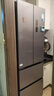 美的（Midea）417法式多門(mén)四開(kāi)門(mén)60cm超薄零嵌入式雙變頻小戶(hù)型無(wú)霜電冰箱 MR-417WFPE 流蘇銀 家電國家補貼20% 曬單實(shí)拍圖